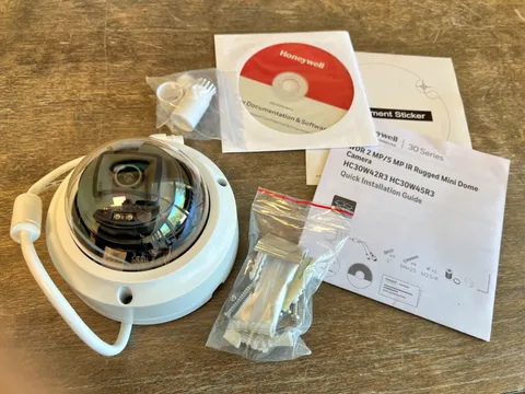 Honeywell HC30W45R2 5mp IR Network Rugged Dome Camera - White