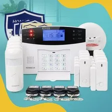HOMSECUR APP Controlled Wireless &wired WIFI 4G SMS Autodial Home Alarm System