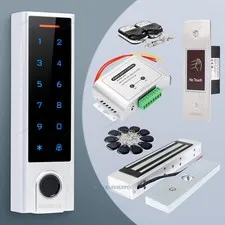 HOMSECUR Weatherproof WIFI Fingerprint RFID Access Control Set Lock APP Unlock