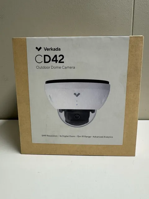 Verkada CD42 Outdoor Dome Security Camera CD42-256-E-HW ***SEALED***