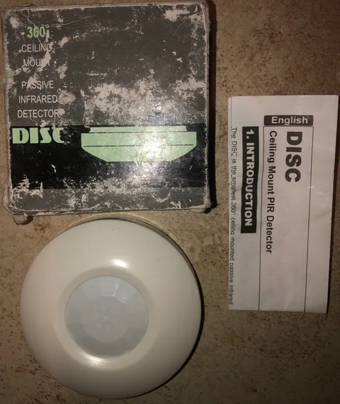 Visonic DISC 360 Degree Ceiling Mount, Passive Infrared Detector