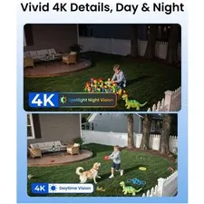 4K Color Night Vision Solar Security Camera