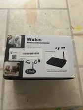 wuloo wireless home intercom system Model W666-p2 10 Channels 3code Wireless 
