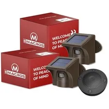 1/2 Mile Solar Driveway Alarm - 2 Sensors & Receiver
