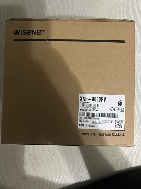 Wisenet Hanwha XNF-8010RV Fisheye Network Camera