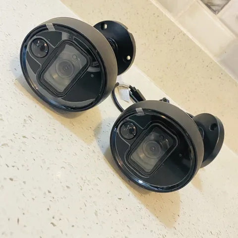 Lot Of 2 Q-See QCA8091B 2MP Analog HD Bullet Security PIR Cameras Excellent