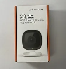 Alarm.com ADC-V515 1080p Indoor Wi-Fi Camera-HDR Video-Two-Way Audio-New
