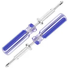 2Pcs 7 Inch Cable Locking Terminator Metal and Plastic Durable for Catv Use Blue