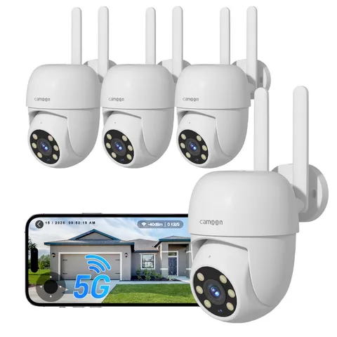 4pcs PTZ Outdoor WiFi Wireless Security camera 4MP Outdoor Wireless 2Way Audio