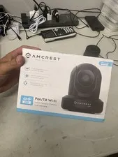 Amcrest IP4M-1041B 4MP ProHD WiFi PTZ Security Camera Indoor Black Plug-In