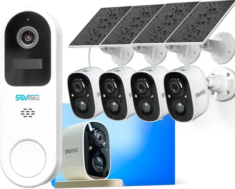 Vicohome Best Video Doorbell 2K Solar Security Camera Wireless Outdoor System, N