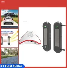 Solar Wireless Driveway Alarm System 1/2 Mile Range 300 Feet Sensor No Wiring