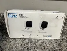 NEW! Blink Mini Indoor 1080p HD Smart Security Camera System 2-Pack
