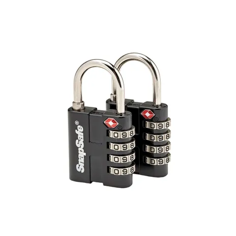 SnapSafe TSA Approved Combination Padlock 2 Pack 76020