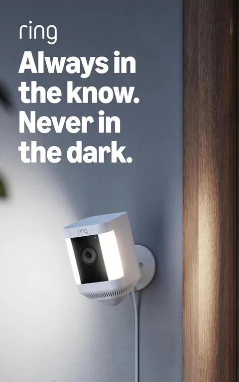 Spotlight Cam Plus, Plug-In (Newest Model), Home or Business Security with HD Vi