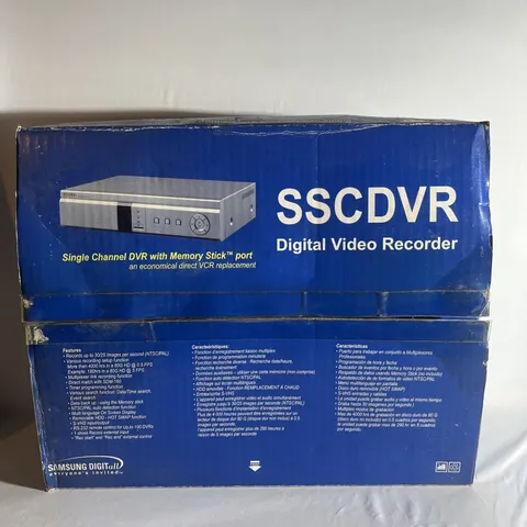 New/Open Box*Samsung Single Channel DVR w/Memory Stick Port*SSCDVR