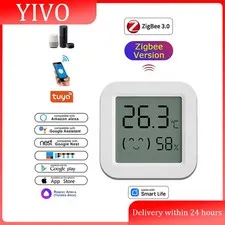 Zigbee 3.0 Temperature Humidity Sensor for Smart Home with APP Remote Control