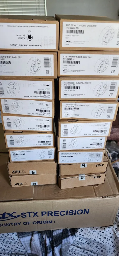 Axis TP3603 Conduit Back Box IP/Network, Wired Connectivity, MPN 02025-001