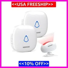 Wireless Motion Sensor Door Chime: Business Entry Doorbell Indoor Motion Dete...