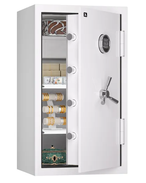 Large Fireproof Waterproof Home Safe with Digital Lock and Adjustable Shelves