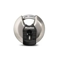 Master Lock M50XD Magnum Heavy Duty Stainless Steel Disc Padlock with Key