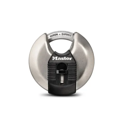 Master Lock M50XD Magnum Heavy Duty Stainless Steel Disc Padlock with Key