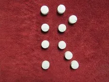 (10) White Russound  D-Stem Knob for Impedance Matching Volume Control 26X15mm