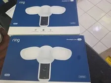 (2) Ring Floodlight Cam Pro 4K (Newest Model) Wired | 2nd gen - White  NEW INBOX