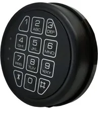 Gun Safe Lock Replacement Black Keypad Electronic Safe Lock With Swing Bolt