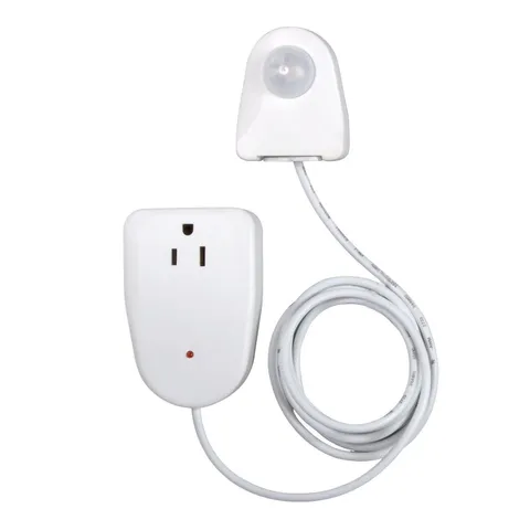 Westek MLC12BC-4 Indoor Plug-in Corded Motion Activated Light Control, Single...