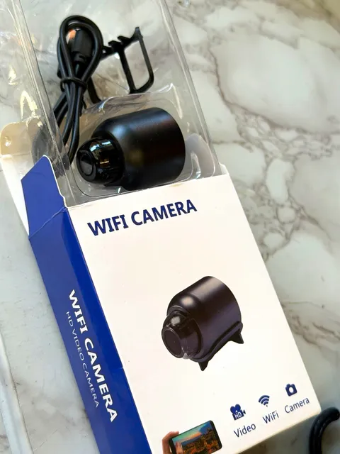 WiFi Camera HD Indoor IP Surveillance Camera, Wireless Wi‑Fi, USB Power, Black