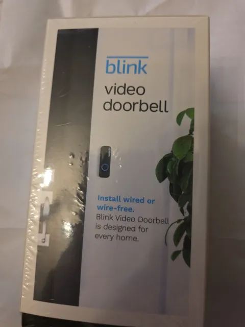Amazon Blink Video Doorbells, Two-way audio, HD video, motion  "NEW & SEALED"