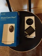 Wyze Cam Pan v2 Indoor Smart Home Camera WYZECP2 Color Night Vision White W 32GB