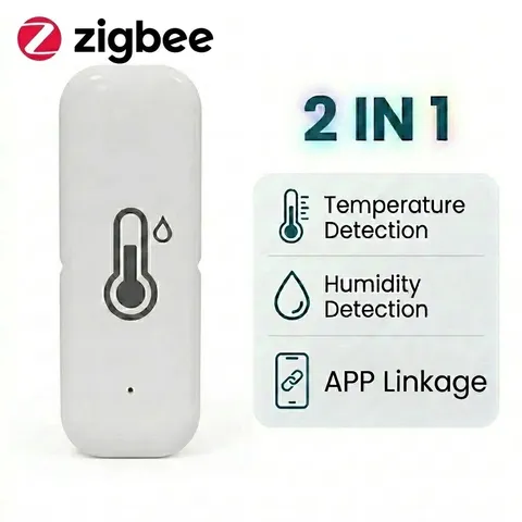 Tuya WiFi Zigbee Temperature Humidity Sensor Thermometer Hygrometer Smart Home