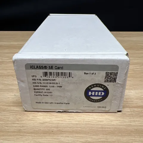 HID iCLASS SE Card | 3000PGGMV (200 Count)