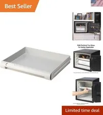 Shelf Insert for and Fireproof and Waterproof Safes, Multi-Positional White S...