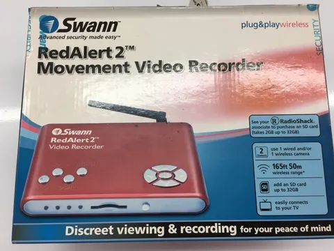 Swann Advanced Series RedAlert2 SW341-RA2 Movement Video Recorder Red Alert 2