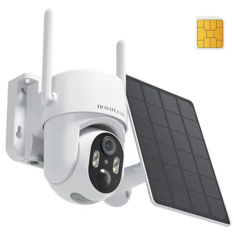 4G LTE Cellular Security Camera No Internet Needed,2K Solar No WiFi Security ...