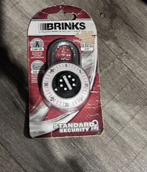 Brinks Standard Security Dial Combination Lock 
