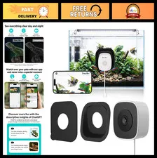 2K AI Reptile Aquarium Camera with Close-Focus Lens, Magnetic Mount, Dual-Band W
