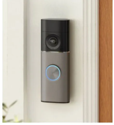 B0FPPWKMGK 4K Battery-Powered Video Doorbell with Wide-Angle View