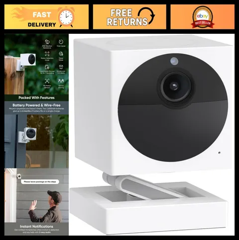 1080p HD Outdoor Add-On Security Camera - Requires Base Station, Night Vision