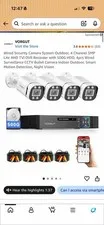 (EJN)VORGUT Wired Security Camera System 4CH DVR 5MP Lite 4x3MP Cameras 500GB