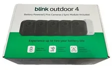 NEW! Blink Outdoor 4 Wireless HD Smart 1080p Security Camera - 5 Camera System
