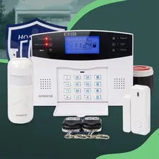HOMSECUR Wireless &wired WIFI 4G GSM SMS Autodial Burglar Intruder Alarm System