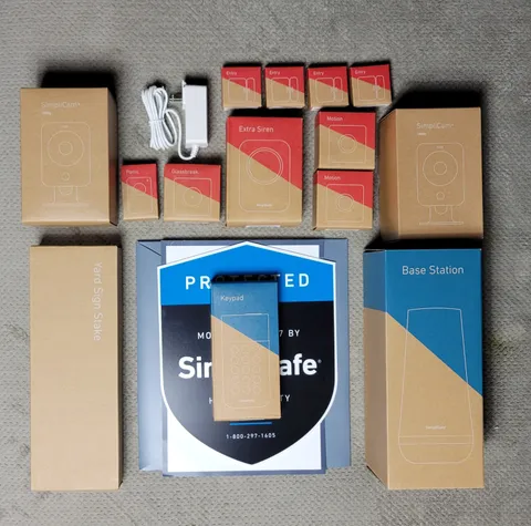 Simplisafe 13pc Kit Home Security System - View Photos to See What's Included