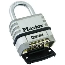 Master Lock 1174 Combination Padlock, Bottom, Black/Silver