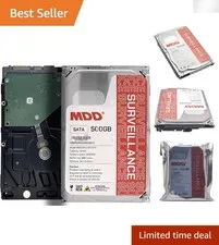 500GB SATA 3.0 Surveillance Hard Drive - 5900RPM, Quiet & Energy Efficient