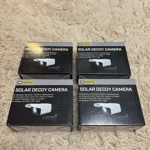 NEW Pro Essentials Solar Decoy Camera Lot Of 4