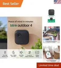 Outdoor 4 – Wireless smart security camera, two- battery life, two-way talk. ...
